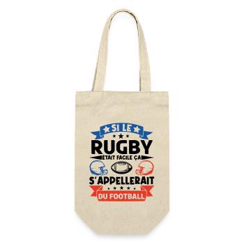 Cadeau rugbyman. cadeau rugby France. rugby fan . - Sac à bouteille - nature - Devant