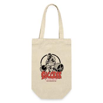 GYM No Excuses Body Building Fitness Gorilla - Gift Bag for Bottles - nature - Front