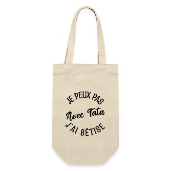 Cadeau Tata. cadeau tante. ma tata préféré. - Sac à bouteille - nature - Devant