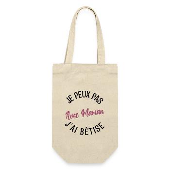 Cadeau maman, cadeau mère. cadeau maman de l'année - Sac à bouteille - nature - Devant