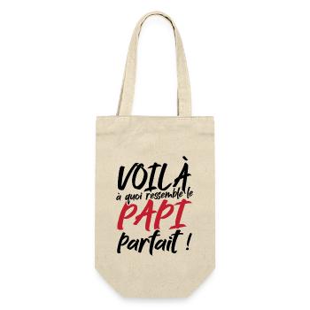 Voilà à quoi ressemble le papi parfait - Sac à bouteille - nature - Devant