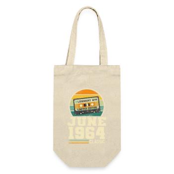 59th Birthday June Year 1964 Gift Idea - Gift Bag for Bottles - nature - Front