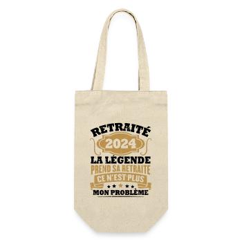 Humour Cadeau Retraité 2024, Retraité En 2024 - Sac à bouteille - nature - Devant
