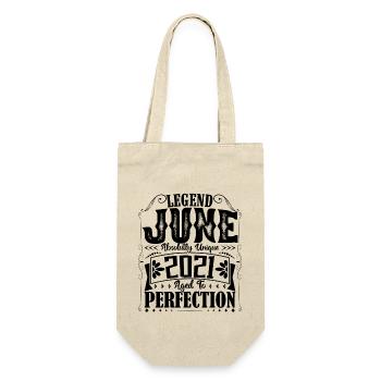 June 2021. Birthday June 2021 Gift June 2021 - Gift Bag for Bottles - nature - Front