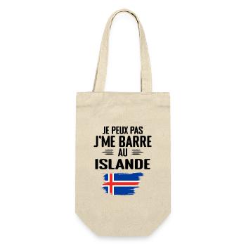 Je Peux Pas J'me Barre Au Islande - Sac à bouteille - nature - Devant