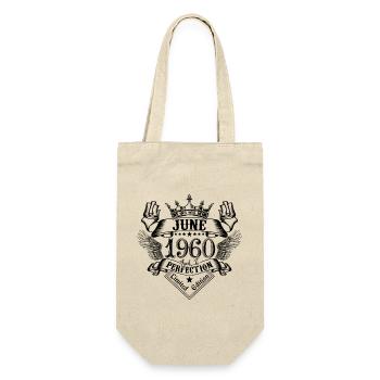 Vintage June 1960 June 1960 born in June - Gift Bag for Bottles - nature - Front