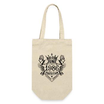 Vintage Juin 1986 Juin 1986 né en Juin - Sac à bouteille - nature - Devant