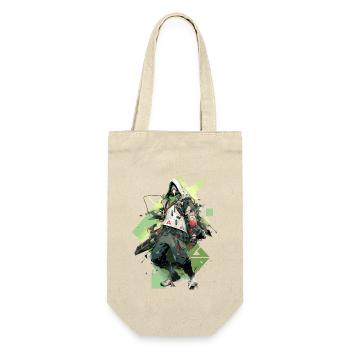 Epic Gamer Cyber Assassin en vert avec des sacs - Sac à bouteille - nature - Devant