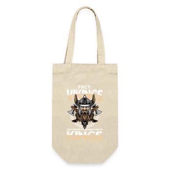 Vikings Are The Sixth Generation Of Kings - Geschenkbeutel für Flaschen - Natur - Vorne
