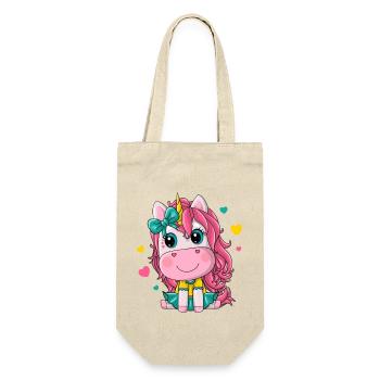 fille licorne - Sac à bouteille - nature - Devant