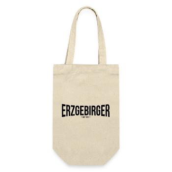 Erzgebirger seit 1972 - Geschenkbeutel für Flaschen - Natur - Vorne