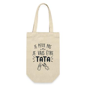 Je Peux Pas, Je Vais Être TATA - Sac à bouteille - nature - Devant