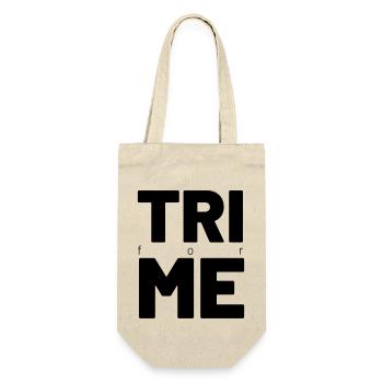 TRI for ME - Geschenkbeutel für Flaschen - Natur - Vorne