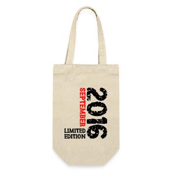 2016 September Limited Edition 7th Birthday Decoration - Gift Bag for Bottles - nature - Front