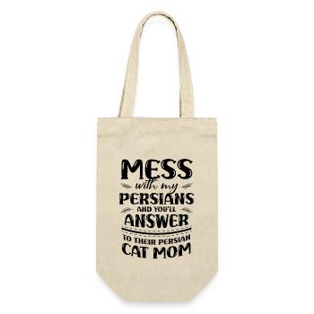 Chat persan Chat Amoureux Propriétaire de chat Persan Longhair C - Sac à bouteille - nature - Devant