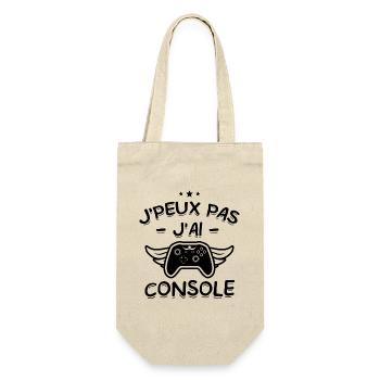 J'Peux Pas ! J'Ai Console - Sac à bouteille - nature - Devant