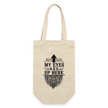Beard Lover Bearded Man My Eyes - Gift Bag for Bottles - nature - Front