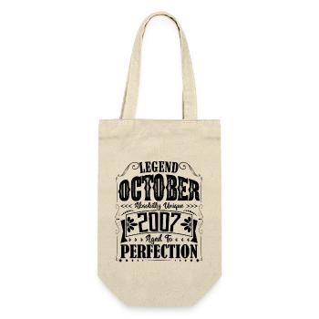 October 2007. October 2007 Birthday Gift. - Gift Bag for Bottles - nature - Front