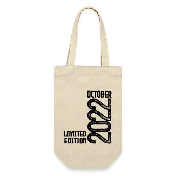 October 2022 Birthday Gift. October 2022. - Gift Bag for Bottles - nature - Front