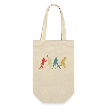 Hockey sur gazon rétro vintage - Sac à bouteille - nature - Devant