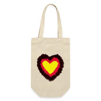 German Germany Countries Hearts Heart Gate Pride - Gift Bag for Bottles - nature - Front