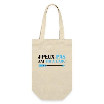 Je peux pas j'ai Tire à L'arc - Sac à bouteille - nature - Devant