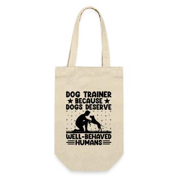 Dog Trainer Dog Training Training Dogs Pet Care Pr - Gift Bag for Bottles - nature - Front