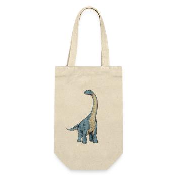 Zeichnung des Apatosaurus - Geschenkbeutel für Flaschen - Natur - Vorne