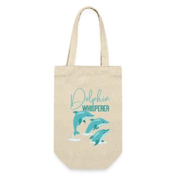 Dolphin Dolphin Whisperer - Geschenkbeutel für Flaschen - Natur - Vorne