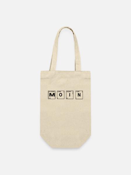 Moin - Geschenkbeutel für Flaschen - Natur