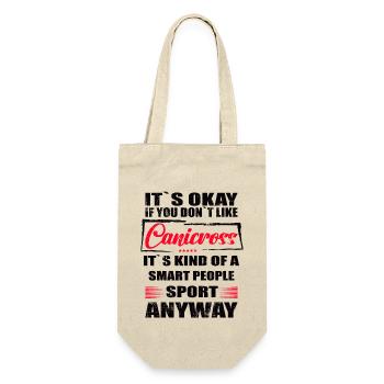 It's okay if you don't like canicross - Gift Bag for Bottles - nature - Front