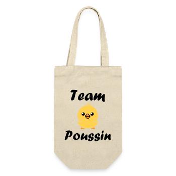 Team poussin - Sac à bouteille - nature - Devant