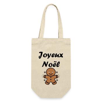 Joyeux noel pain d'épice - Sac à bouteille - nature - Devant