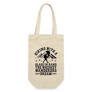 Wandern Natur Bergsteigen Trekking Outdoor Wandern - Geschenkbeutel für Flaschen - Natur - Vorne