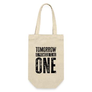 Demain n’est promis à personne - Thoughtful Design - Sac à bouteille - nature - Devant