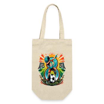 8 Year Old Boy Football Birthday Idea - Gift Bag for Bottles - nature - Front