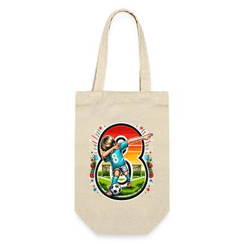 Idée d'anniversaire de football pour un garçon de 8 ans - Sac à bouteille - nature - Devant