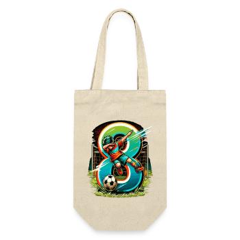 Idée d'anniversaire de football pour un garçon de 8 ans - Sac à bouteille - nature - Devant