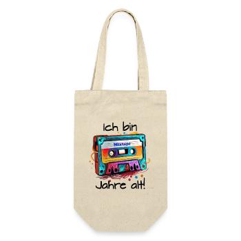mixtape  - Geschenkbeutel für Flaschen - Natur - Vorne