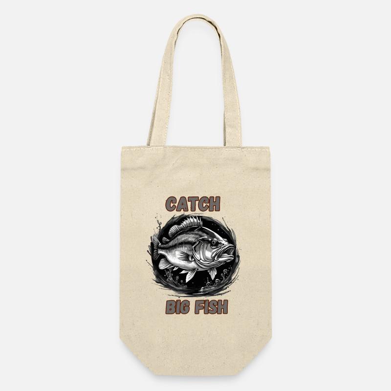 Attraper de gros poissons - Sac à bouteille - nature