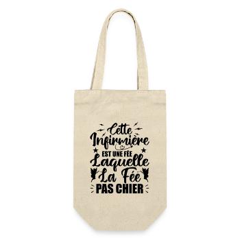 Cette Infirmière est Une Fée - Humour Infirmière - Sac à bouteille - nature - Devant