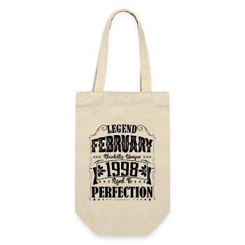 February 1998. February 1998 Birthday Gift. - Gift Bag for Bottles - nature - Front