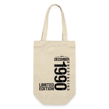 Birthday December 1990 December born in December - Gift Bag for Bottles - nature - Front