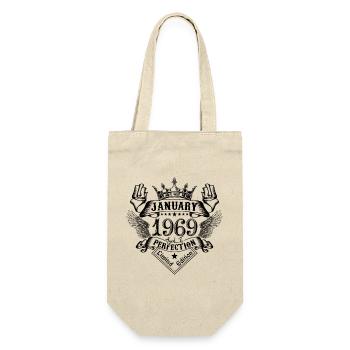 January 1969 January 1969 born in January - Gift Bag for Bottles - nature - Front