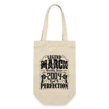 March 2004. March 2004 Birthday Gift. March. - Gift Bag for Bottles - nature - Front