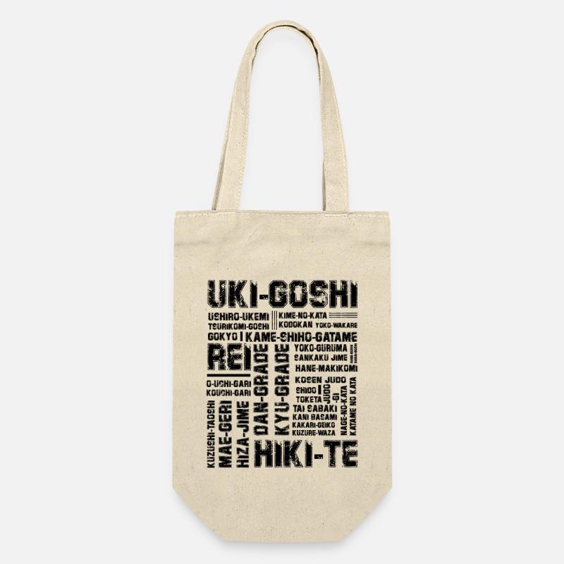 Judo - Geschenkbeutel für Flaschen - Natur