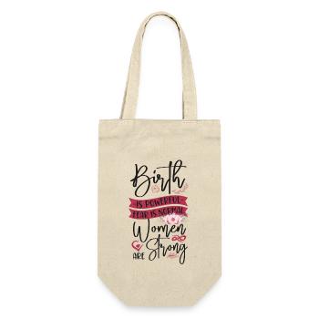 LD Labour And Delivery Nurse - Gift Bag for Bottles - nature - Front