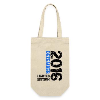 2016 December Limited Edition 7th Birthday Decoration - Gift Bag for Bottles - nature - Front