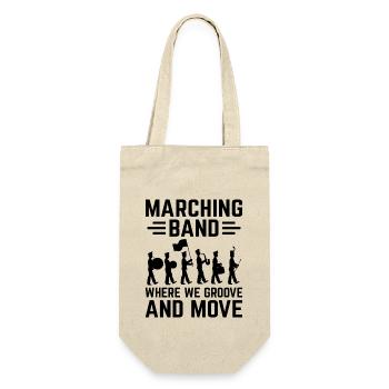 Marching Band Dictons Instruments De Marche Drôles - Sac à bouteille - nature - Devant