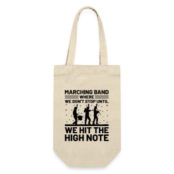 Marching Band Sayings Funny Marching Instruments - Gift Bag for Bottles - nature - Front
